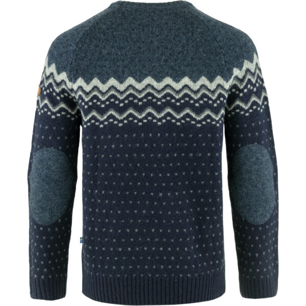 Fjällräven Ãvik Knit Herre Sweater Dark Navy - Mountain Blue XXL